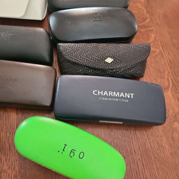 Designer Lot of 18 Eyeglass Sunglass Cases Hard and Soft main image 12